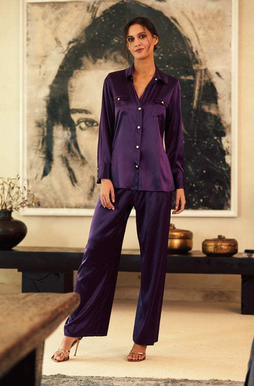 Silk pajamas - Marjolaine - 1