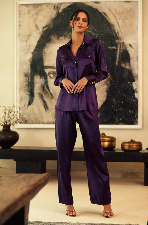 Silk pajamas - Marjolaine - 3